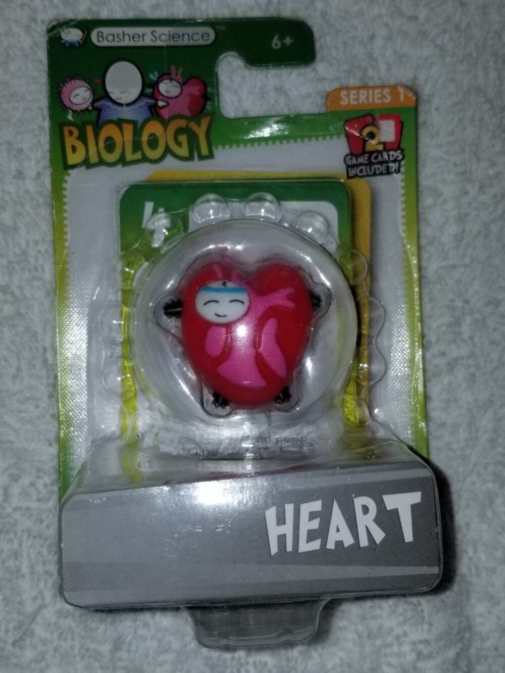 Biology Heart Figure Basher Science - Pink Figurine